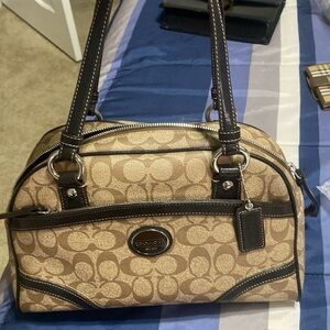 Coach Hand Bag like new only used 3 times. No call outs